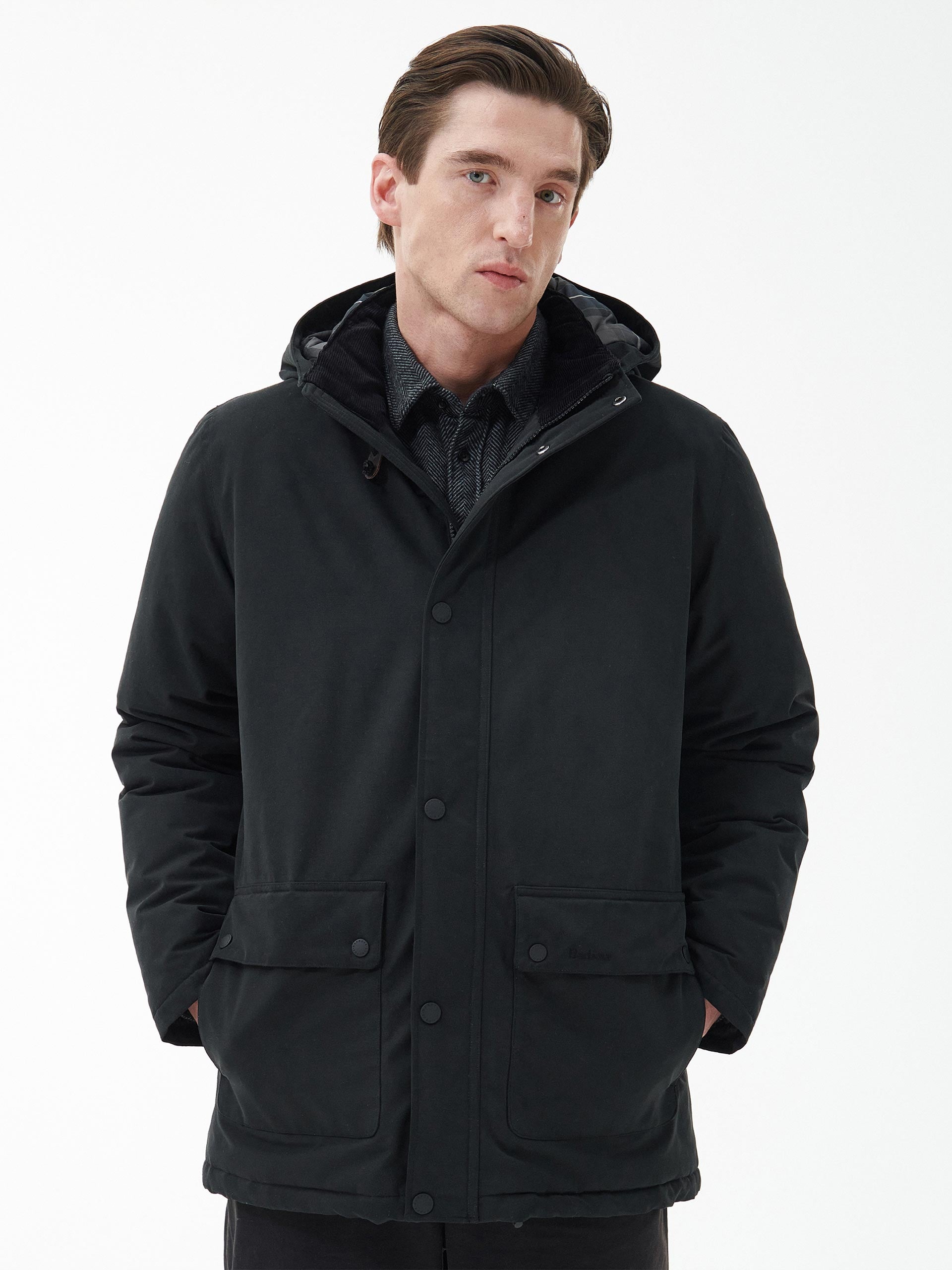 Tailored Fit Black Northfield Waterproof Jacket