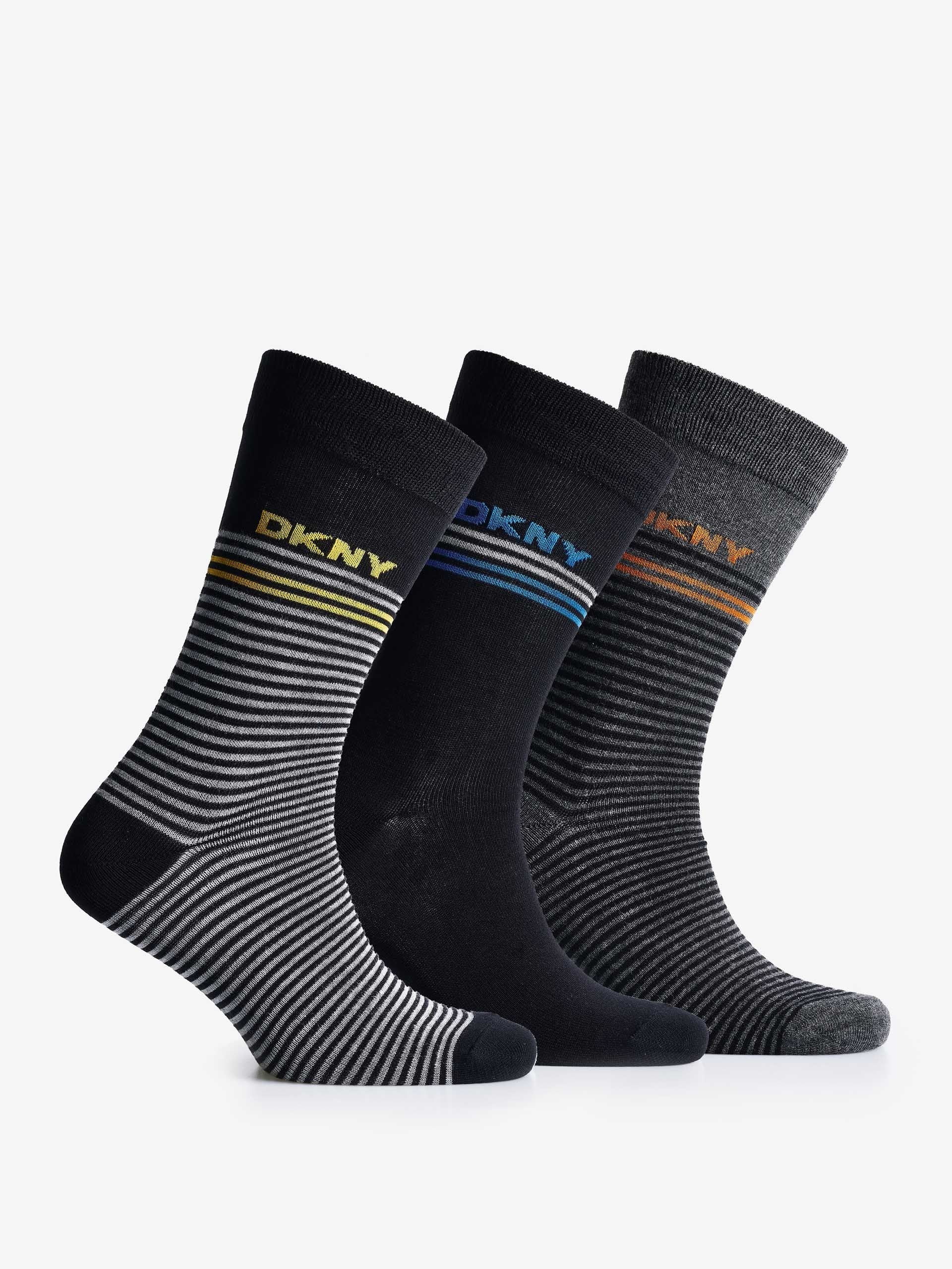 Three Pack of Walnut Stripe Trew Socks ONE SIZE Three Pack of Walnut Stripe Trew Socks ONE SIZE