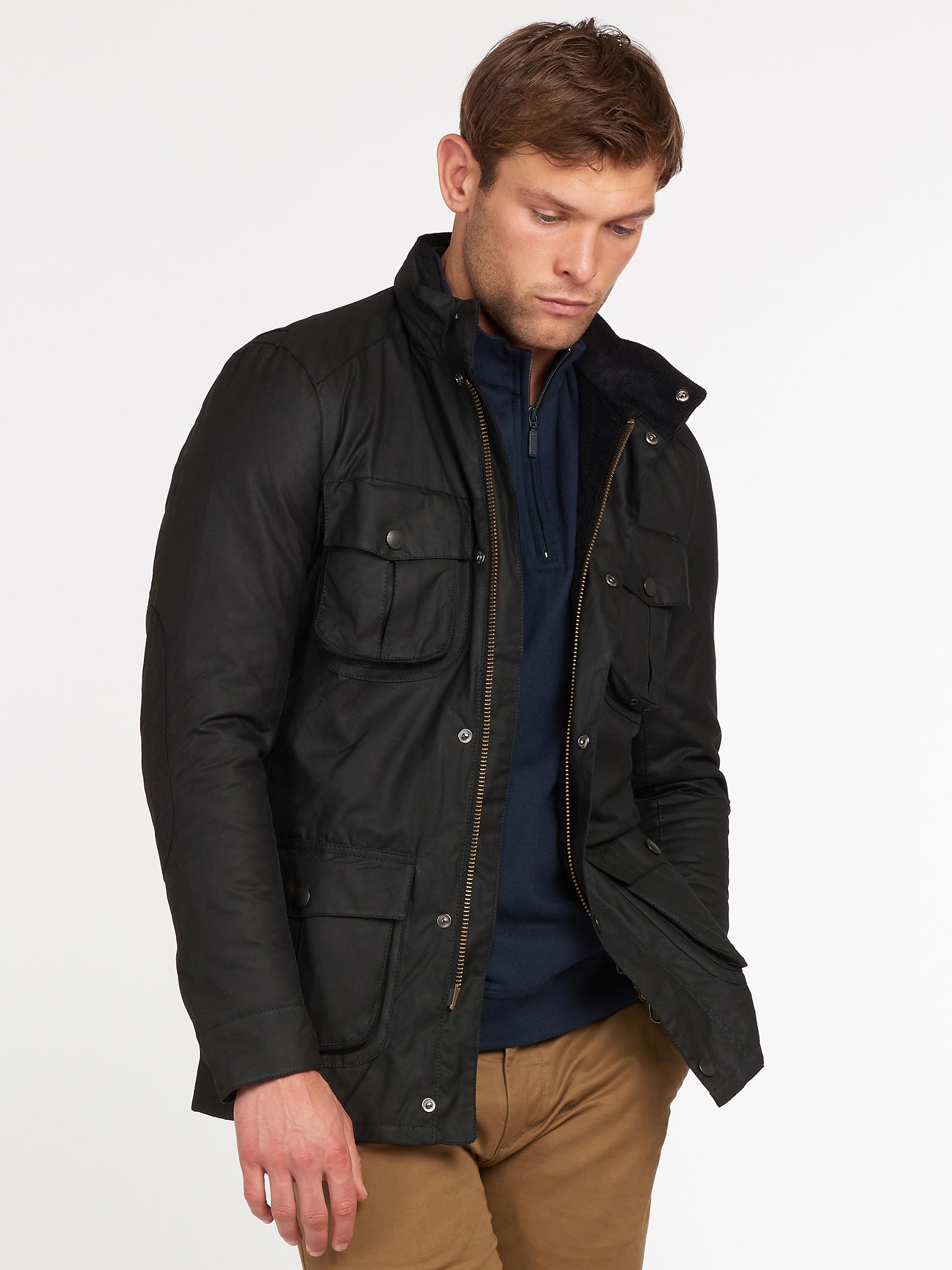 SOPH× Barbour Barbour Sapper Waxed Jacket - Olive | eBay