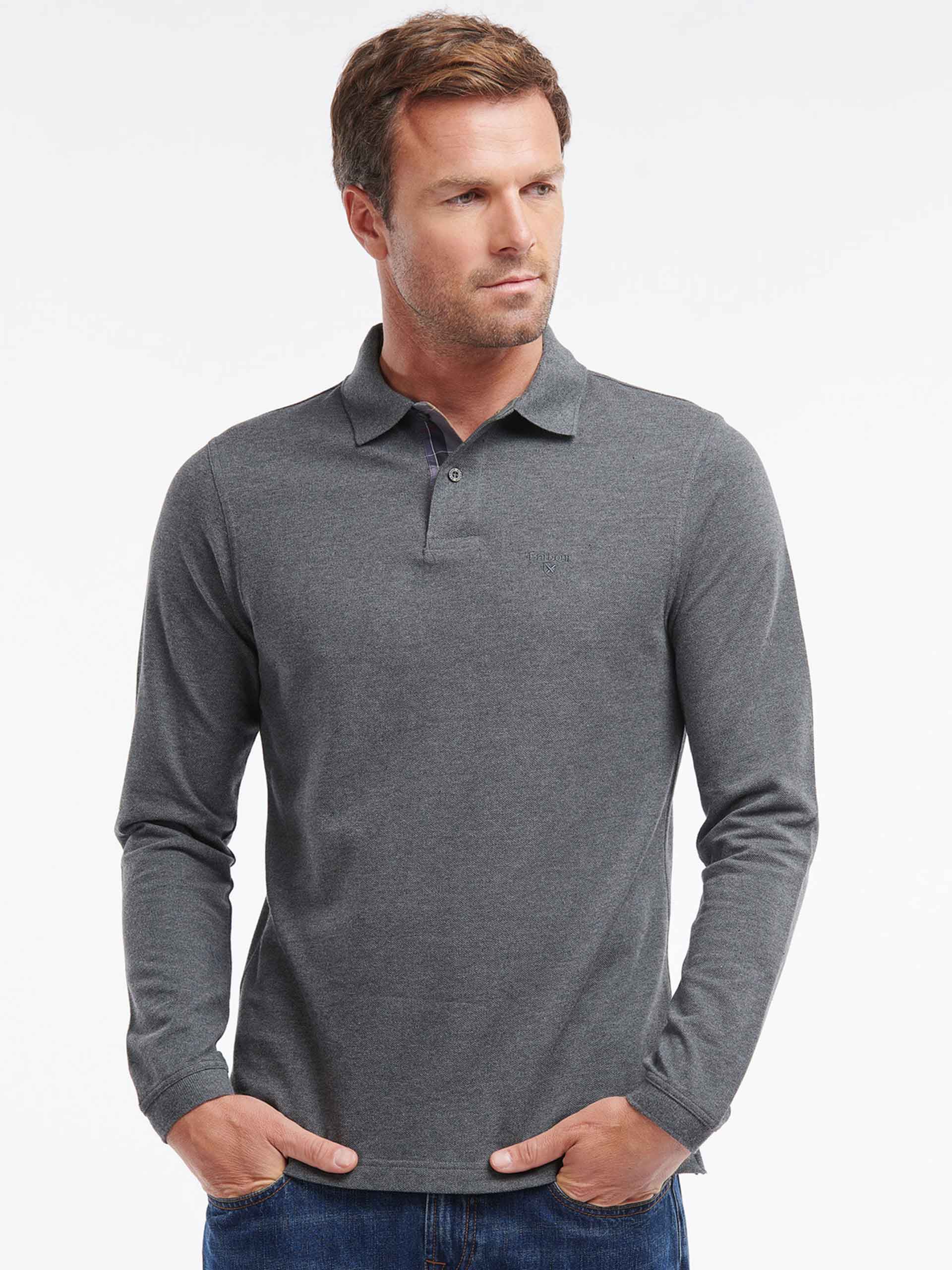 Long-Sleeved Sports Polo