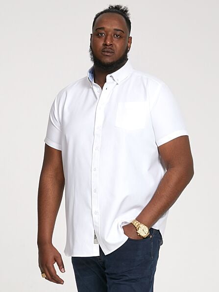 Regular Fit James Basic Oxford Short Sleeve Shirt