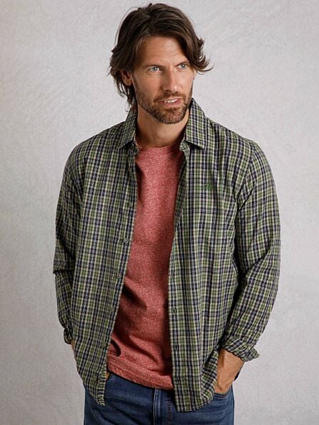 Regular Fit Lando Check Long Sleeve Shirt