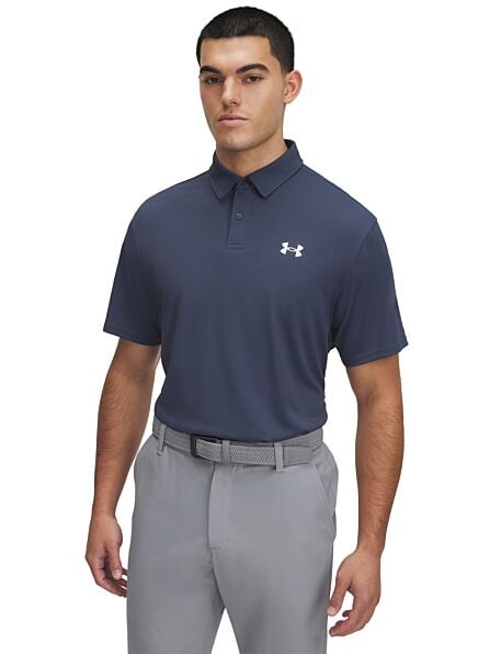Grey Tee To Green Golf Polo Shirt