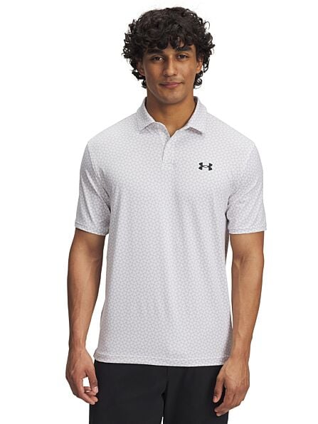 White Tee To Green Golf Polo Shirt