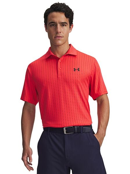Red Playoff 3.0 Golf Polo Shirt
