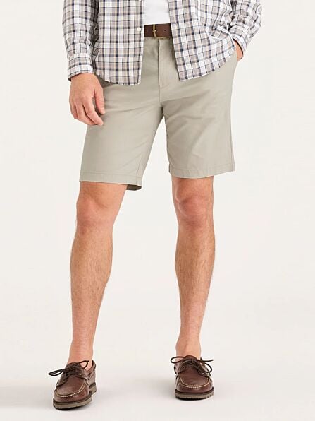 Slim Fit Light Green Chino Shorts