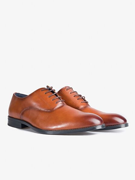 Hamden Tan Oxford Lace Up Shoes