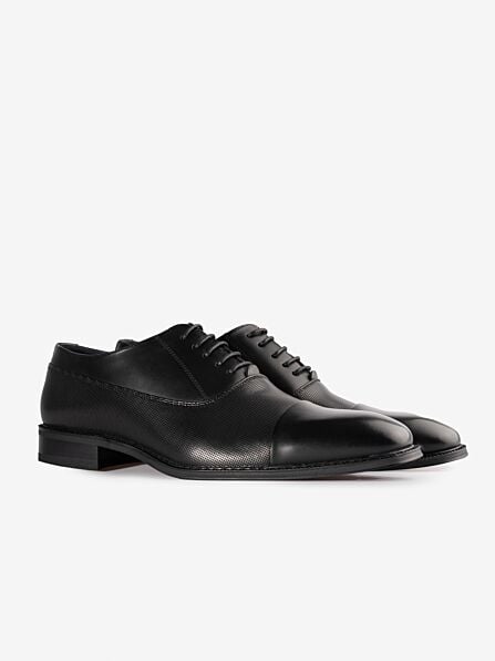 Epsom Embossed Toe Cap Shoes
