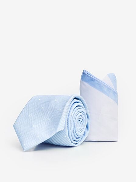 Slim Dot Tie & Pocket Square Set