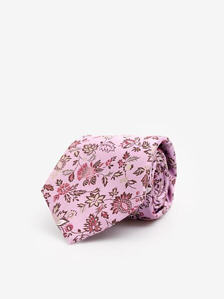 Classic Floral Silk Tie