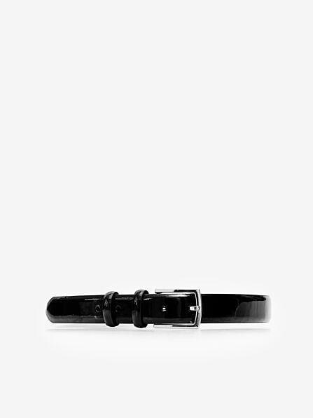 Black Patent Formal Belt