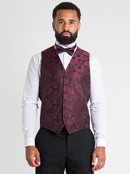 Evening Waistcoat and Bow-Tie Set