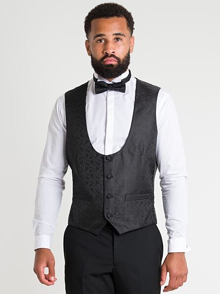 Evening Waistcoat and Bow-Tie Set