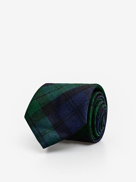 Classic Blackwatch Tartan Wool Tie