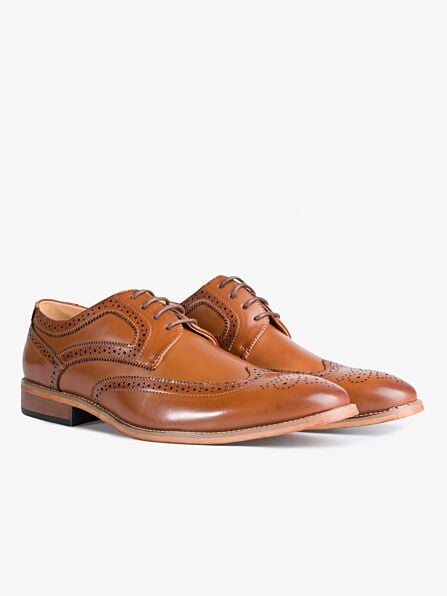 Alfred Tan Lace Up Brogues