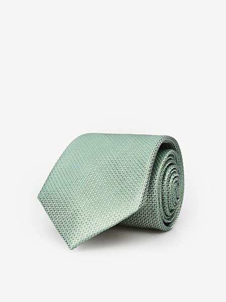 Plain Woven Silk Tie