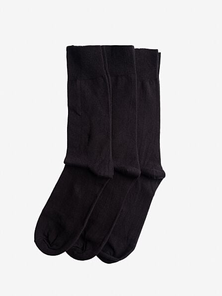 Three Pack of Plain Socks