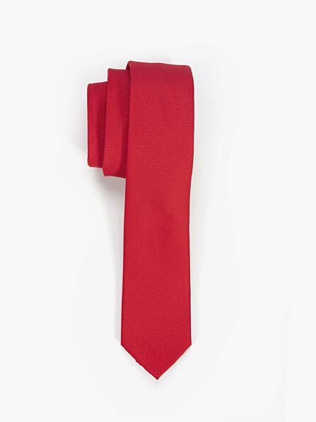 Slim Plain Microfibre Tie