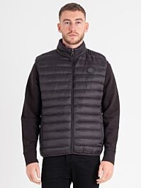 Yellin Quilted Puffer Gilet with Fleece Lined Collar