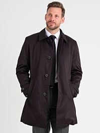 Regular Fit Plain Overcoat