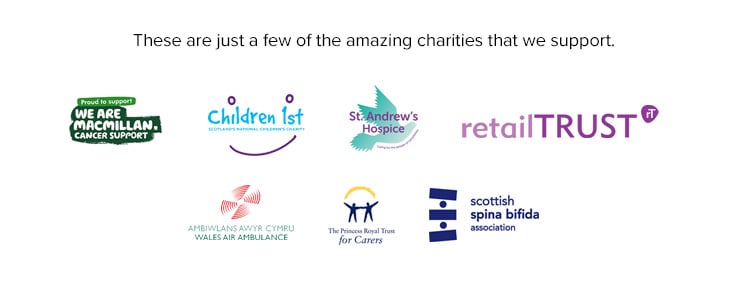 Charities we support