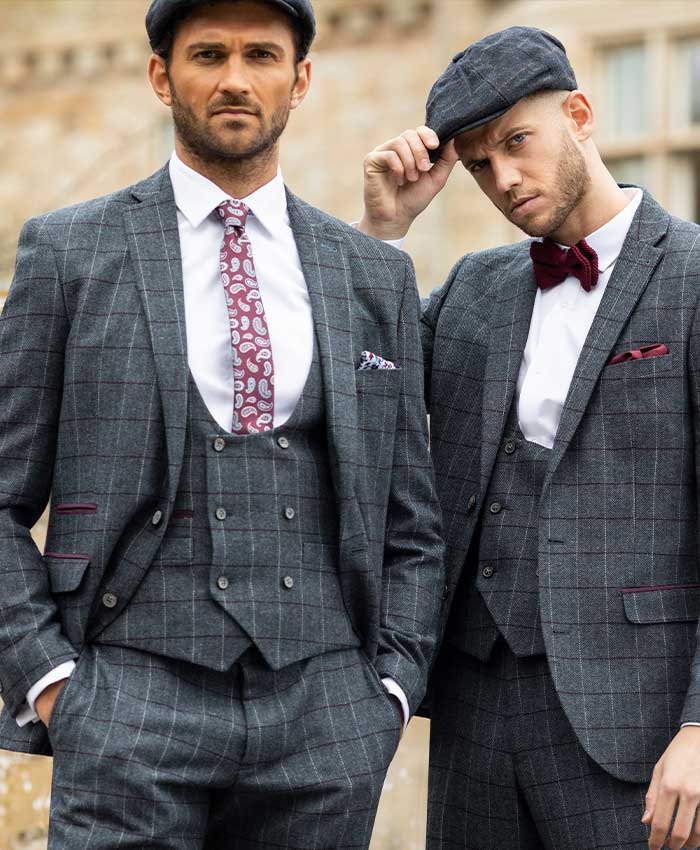 Peaky Blinders inspired tweed suits
