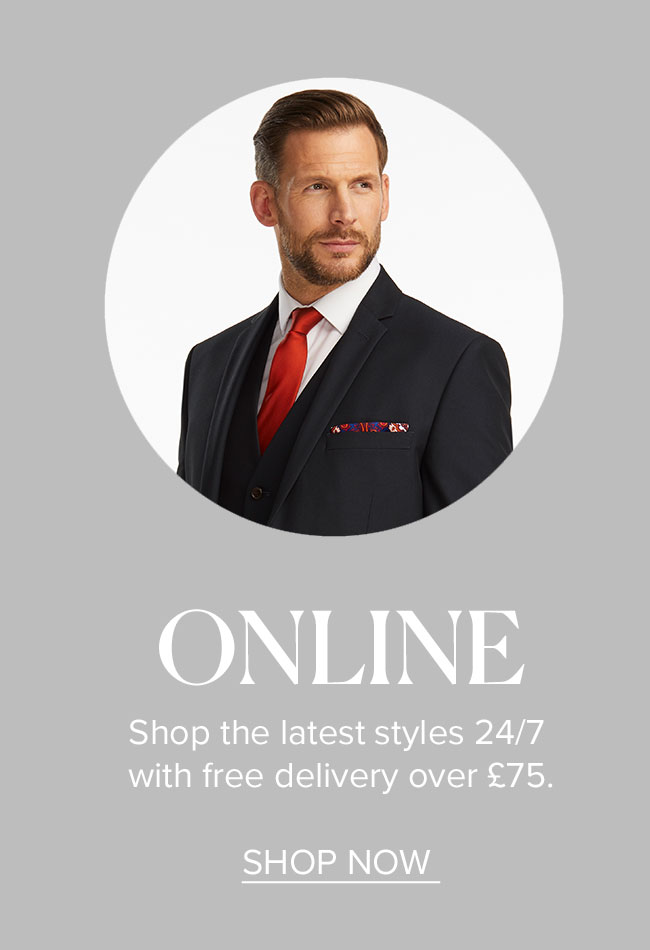 Shop with slater menswear online 24/7